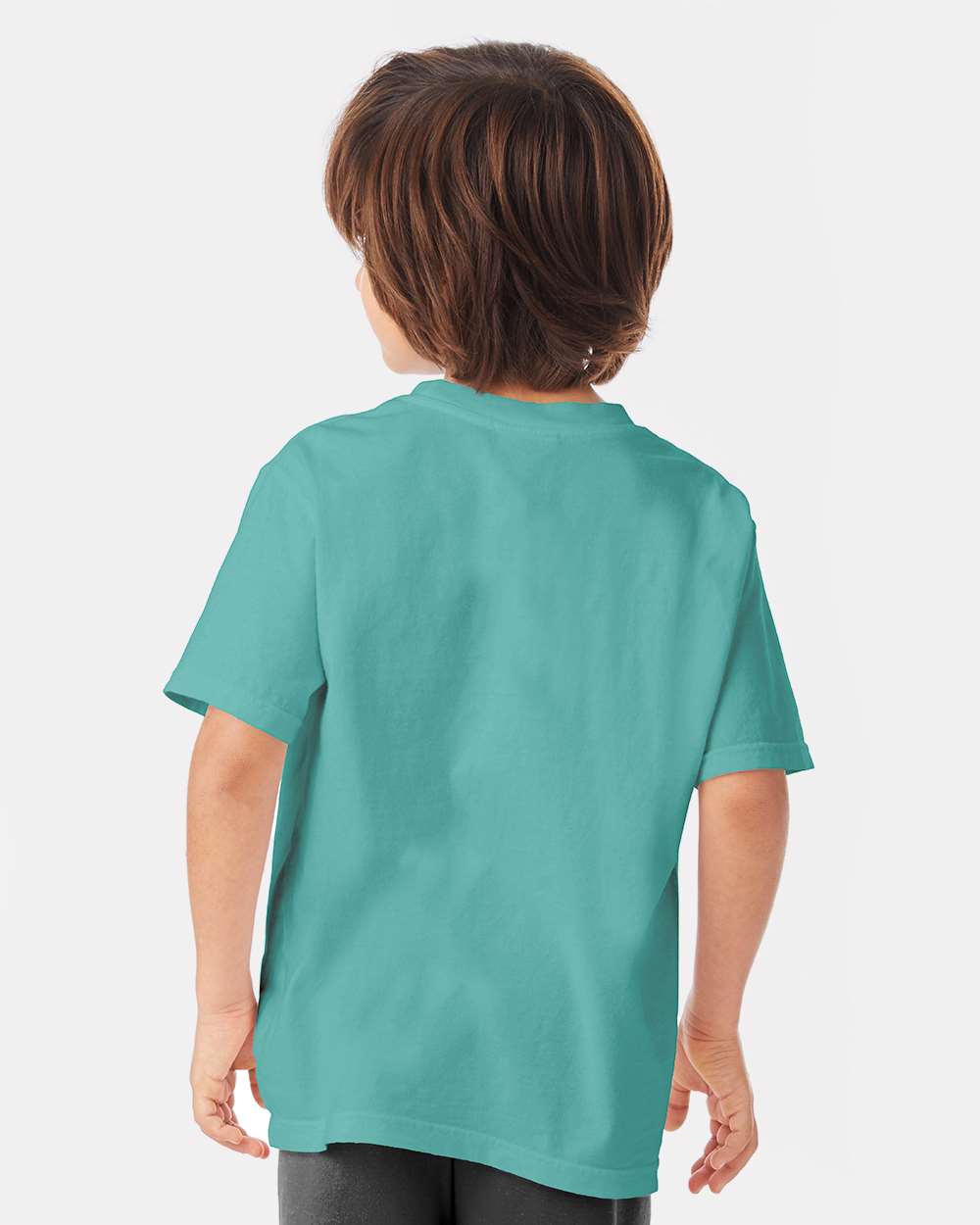 Youth Garment-Dyed T-Shirt - OnModelBack - B36900112 - Spanish Moss
