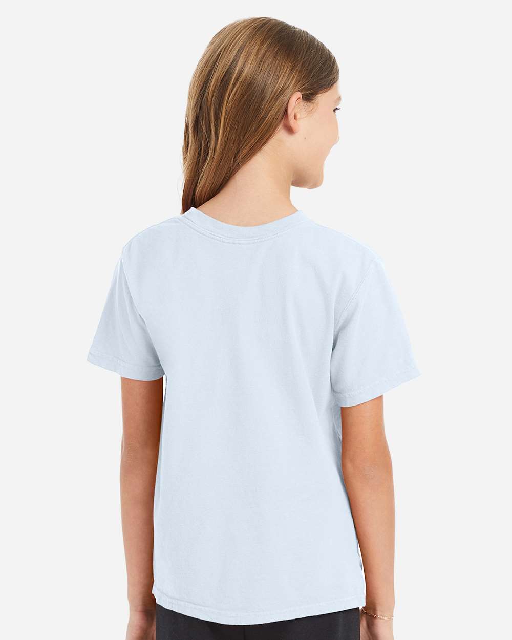 Youth Garment-Dyed T-Shirt - OnModelBack - B36900262 - Soothing Blue