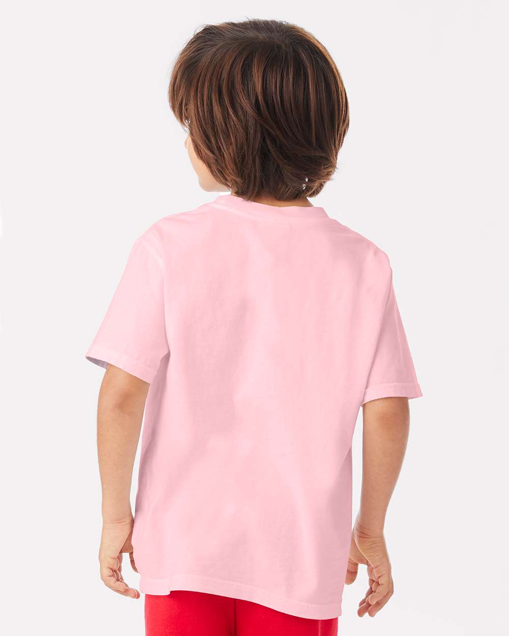 Youth Garment-Dyed T-Shirt - OnModelBack - B36900312 - Cotton Candy