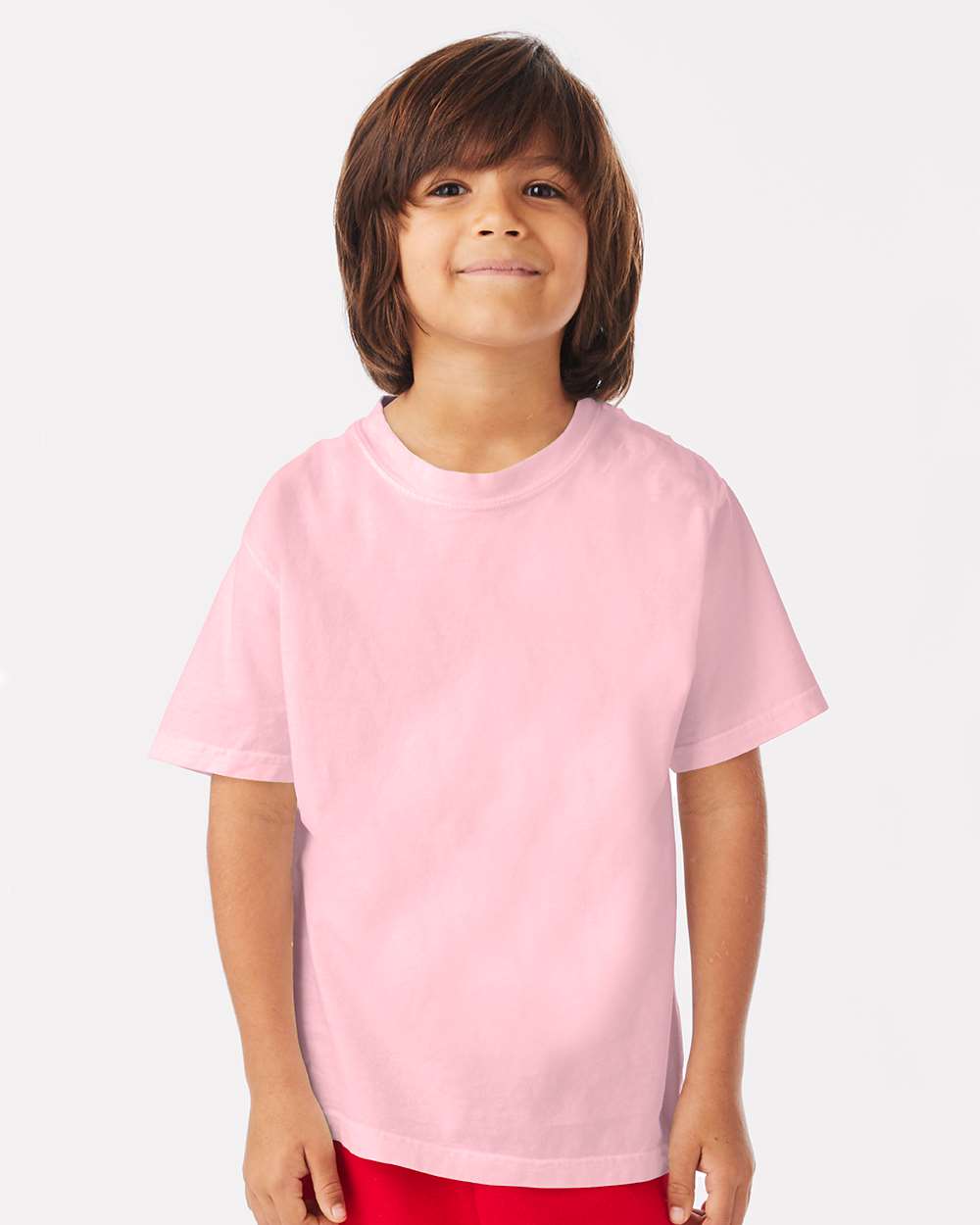 Youth Garment-Dyed T-Shirt - OnModelFront - B36900312 - Cotton Candy