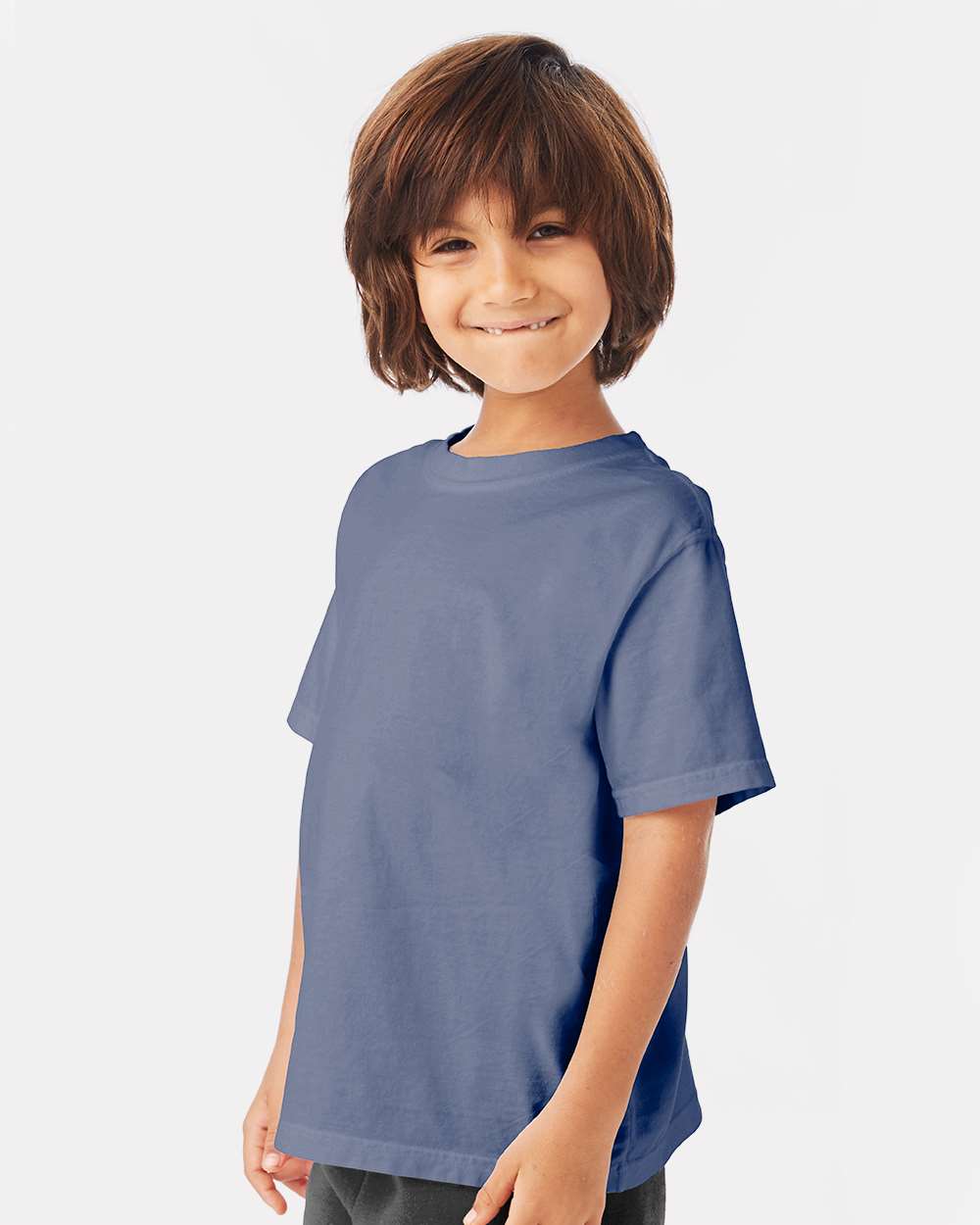 Youth Garment-Dyed T-Shirt - OnModelSide - B36900252 - Saltwater