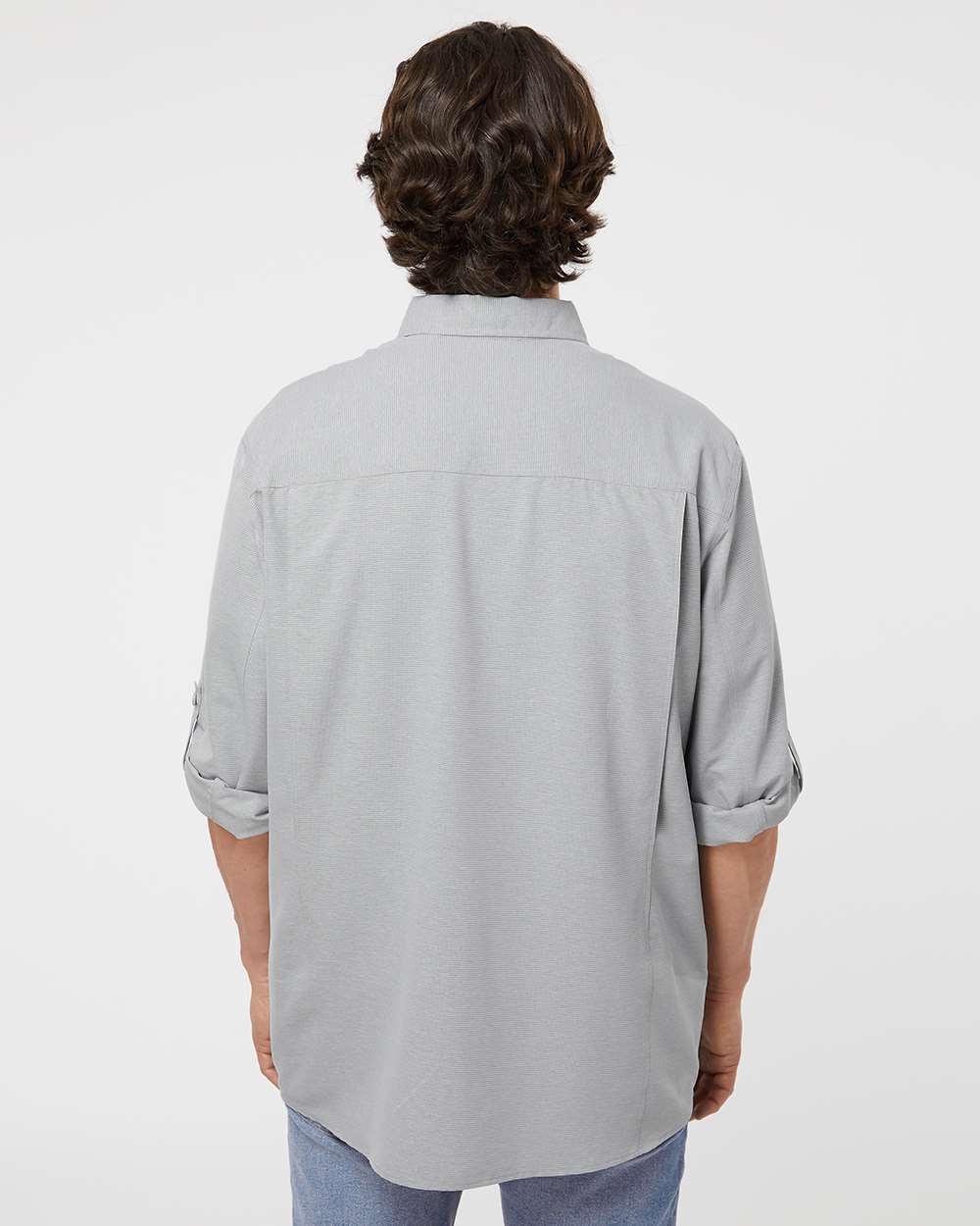Men's Crossroad Woven Shirt - OnModelBack - B03067353 - Grey