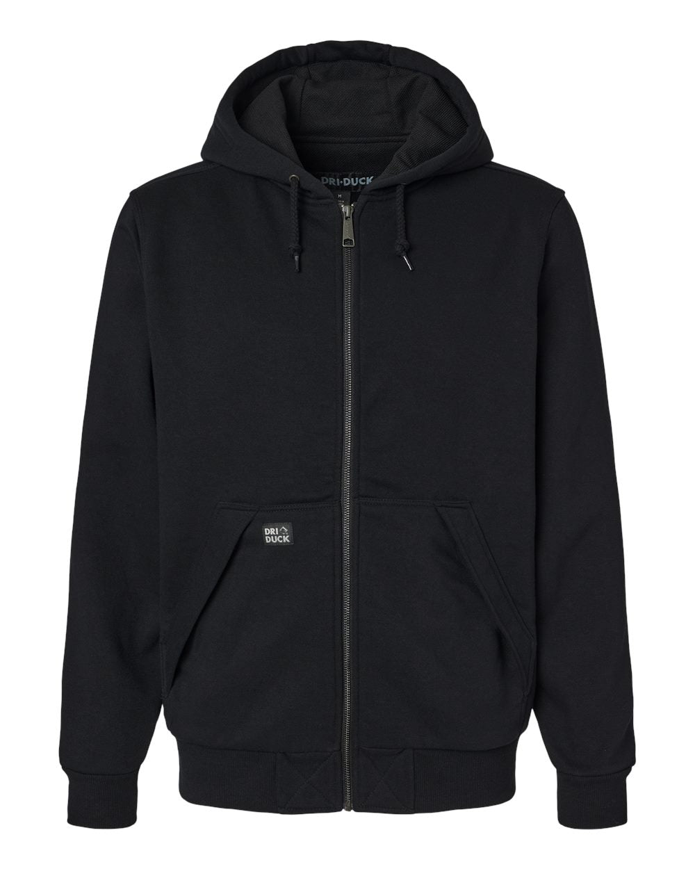 Men's Mission Full-Zip Hooded Jacket - Front - B05067504 - Black