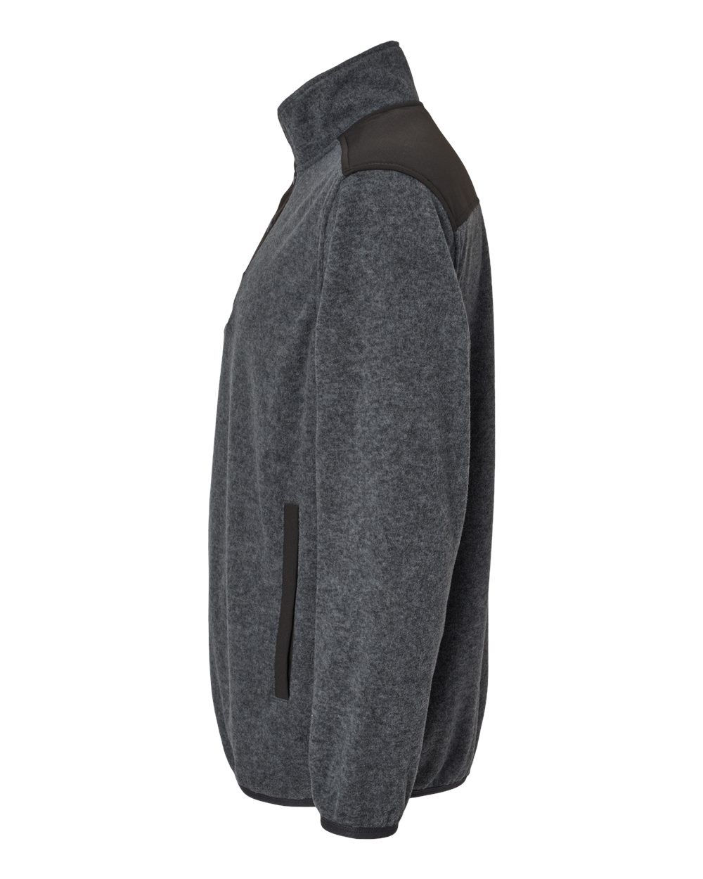 Men's Ranger Melange Fleece Pullover - DirectSide - B05267583 - Charcoal