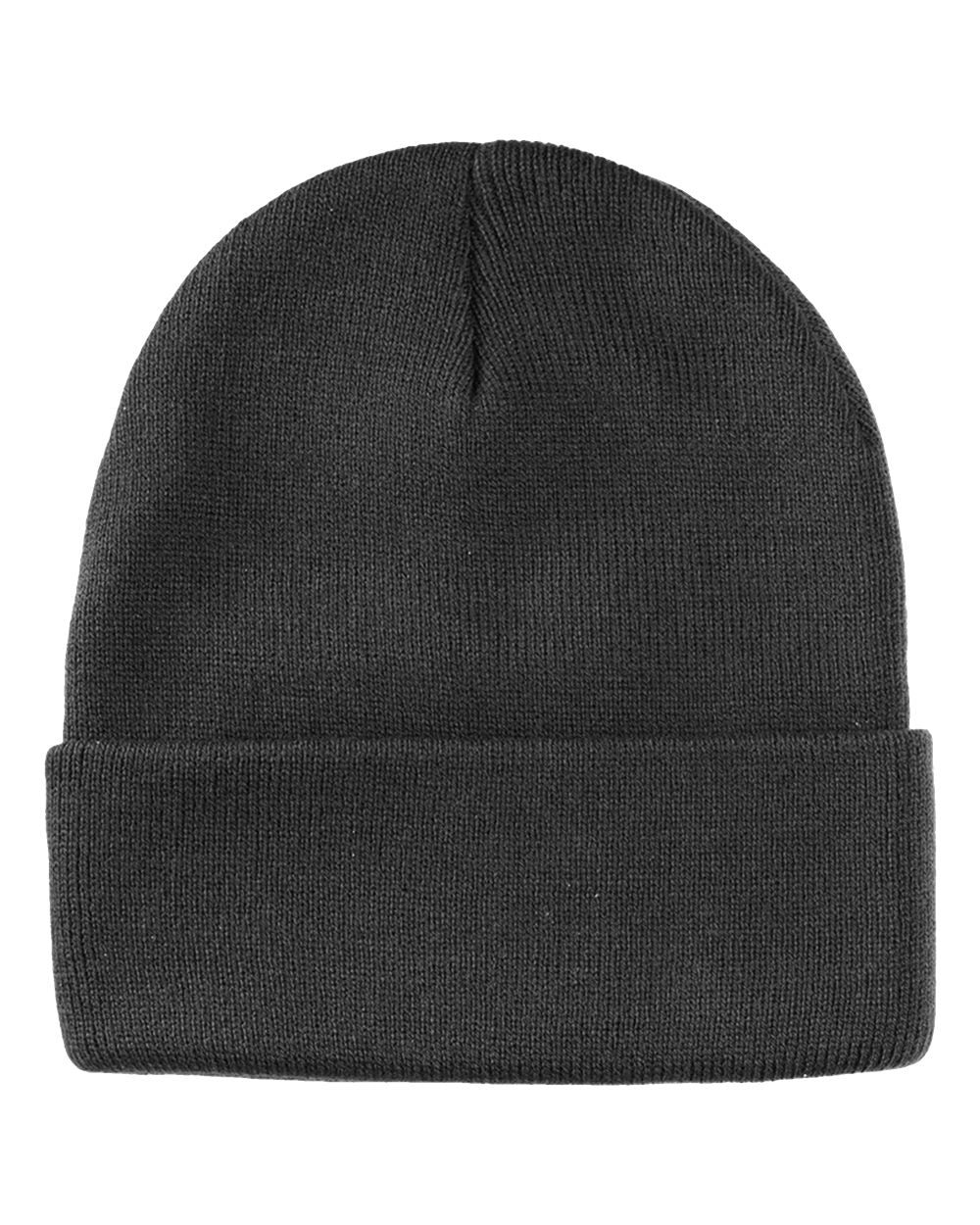 Coleman Cuffed Beanie - Back - B14295090 - Charcoal