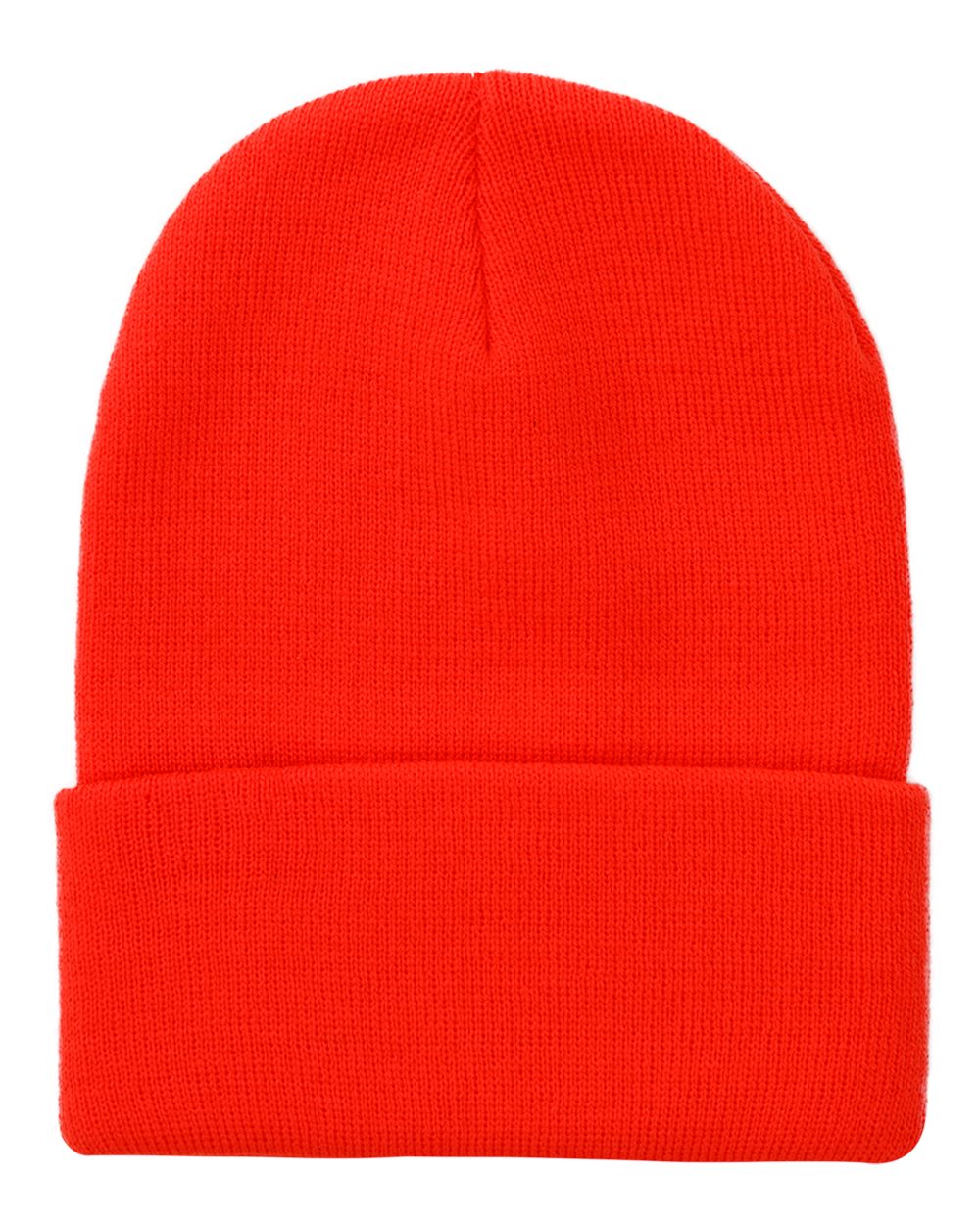 Coleman Cuffed Beanie - Back - B14295660 - Blaze Orange