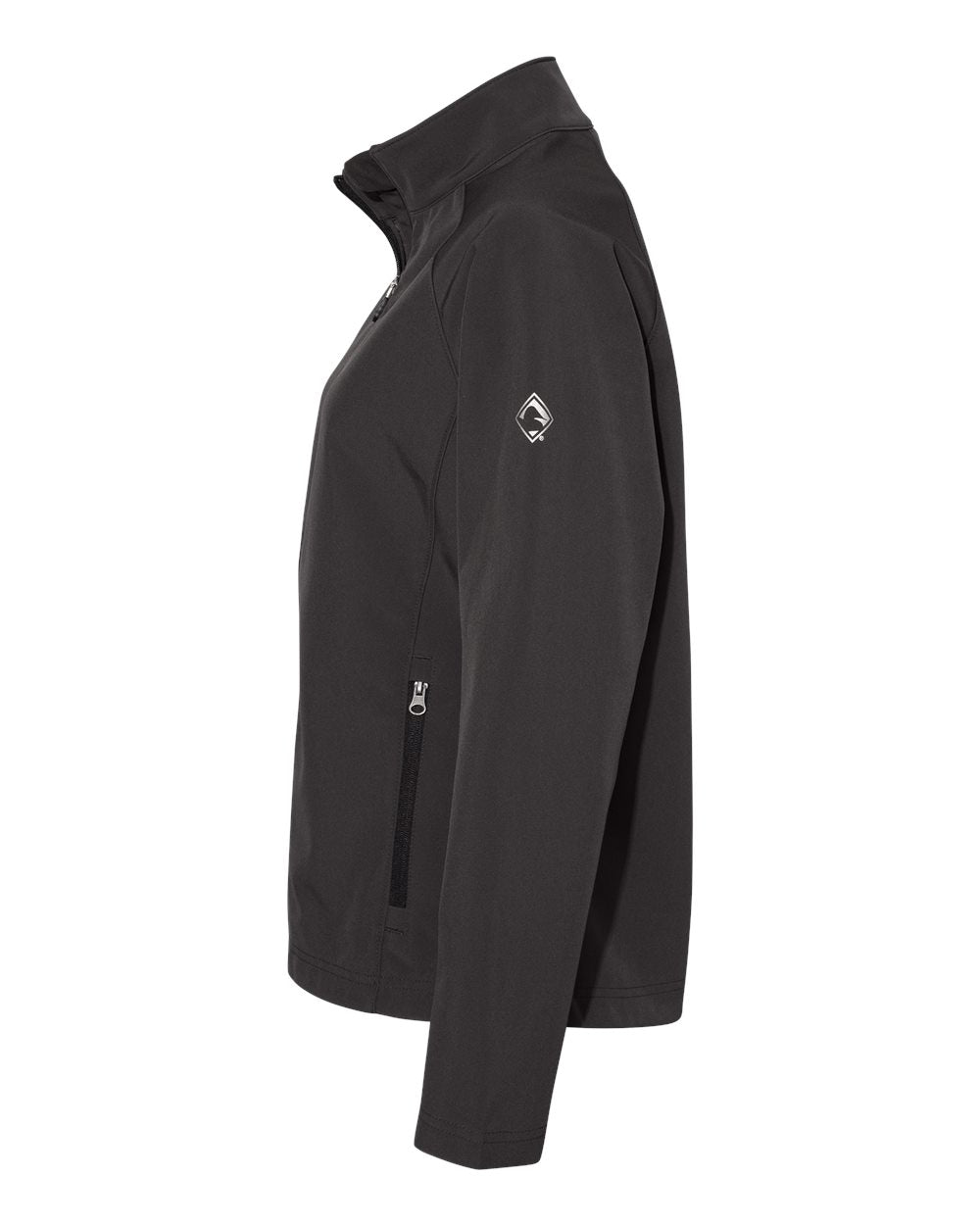 Women's Contour Soft Shell Jacket - DirectSide - B80267093 - Charcoal
