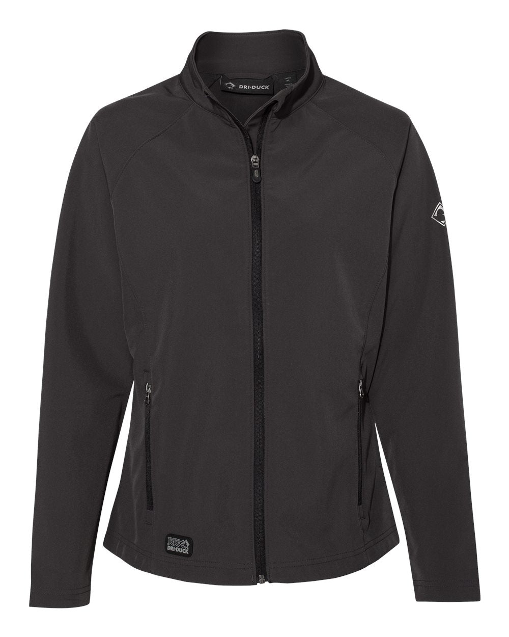 Women's Contour Soft Shell Jacket - Front - B80267093 - Charcoal