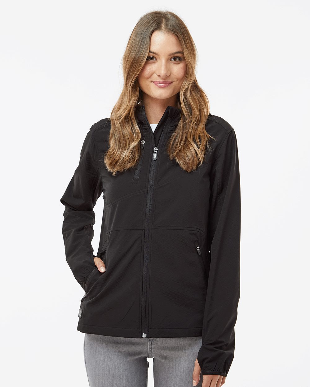 Women's Ascent Soft Shell Hooded Jacket - styleImage