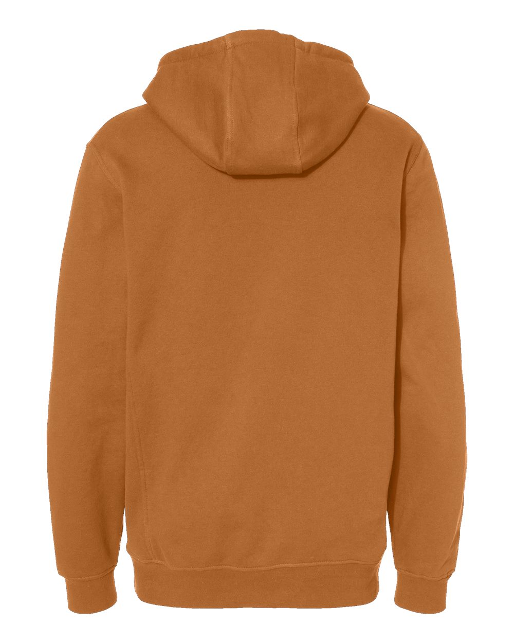 Men's Woodland Fleece Hooded Pullover - Back - B01567283 - Saddle
