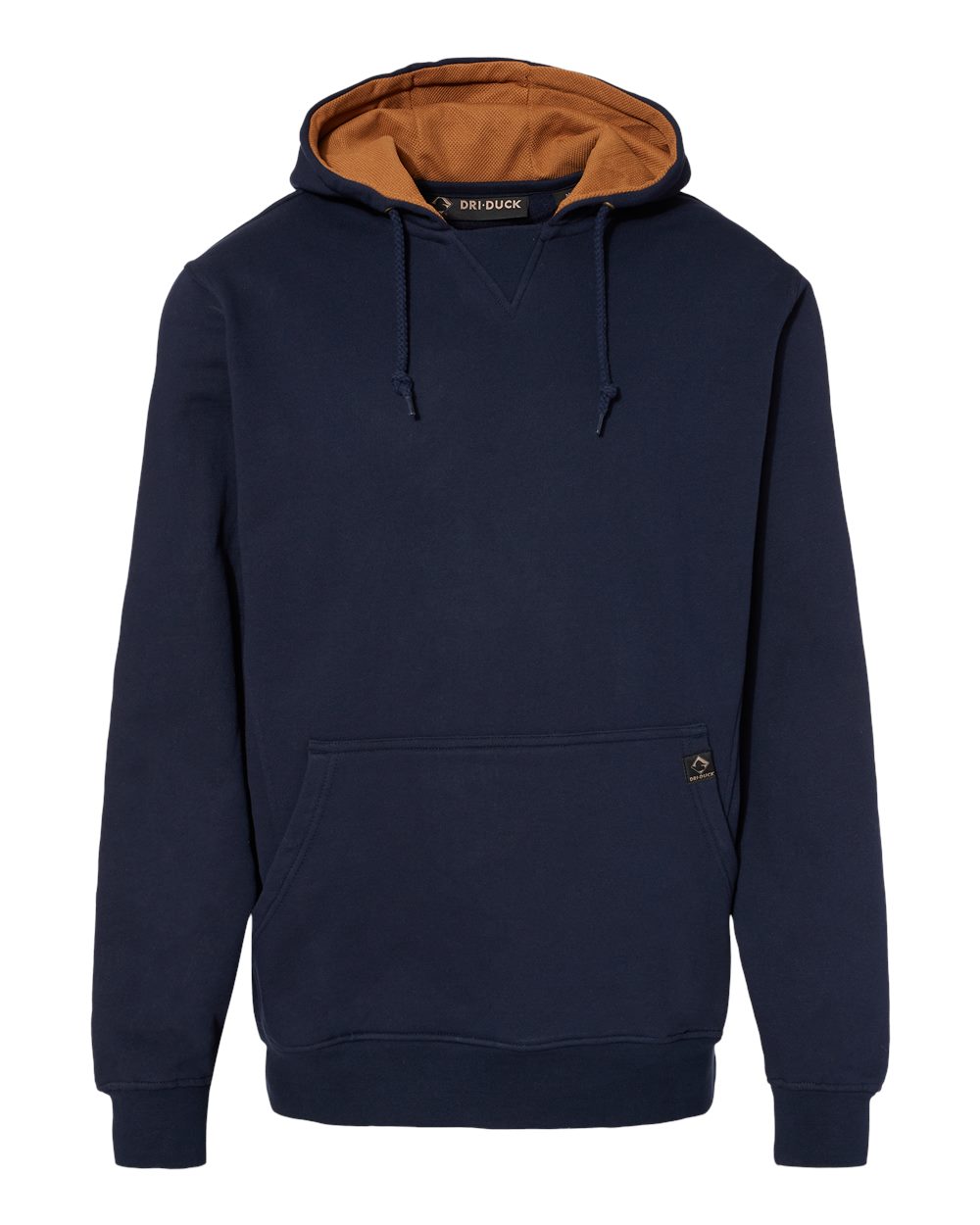 Men's Woodland Fleece Hooded Pullover - Front - B01567653 - Navy