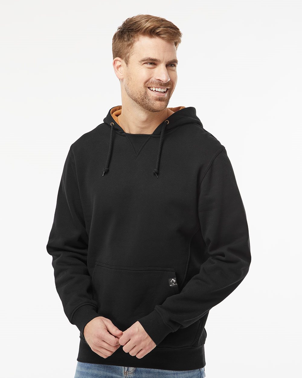 Men's Woodland Fleece Hooded Pullover - styleImage