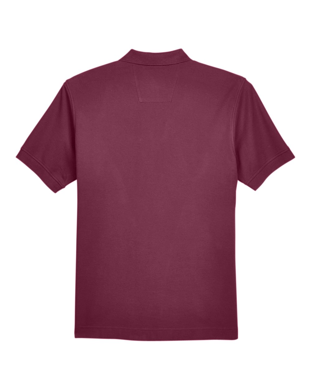 Men's Pima Piqué Polo - Back - B591B2322 - Burgundy
