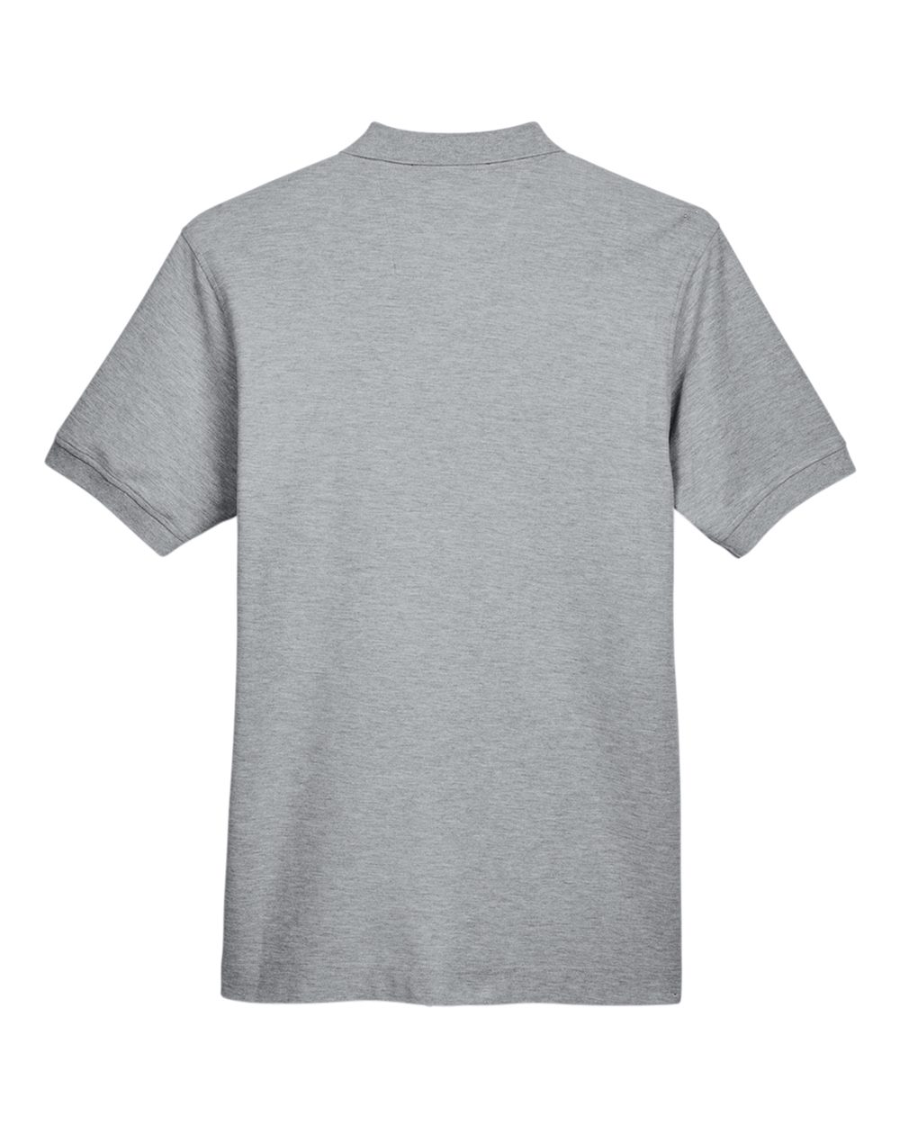 Men's Pima Piqué Polo - Back - B591B2352 - Grey Heather