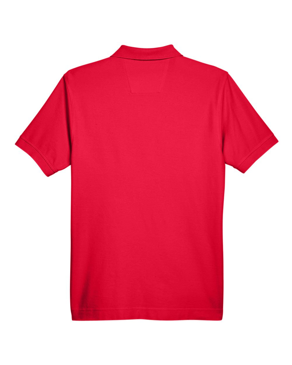 Men's Pima Piqué Polo - Back - B591B2702 - Red