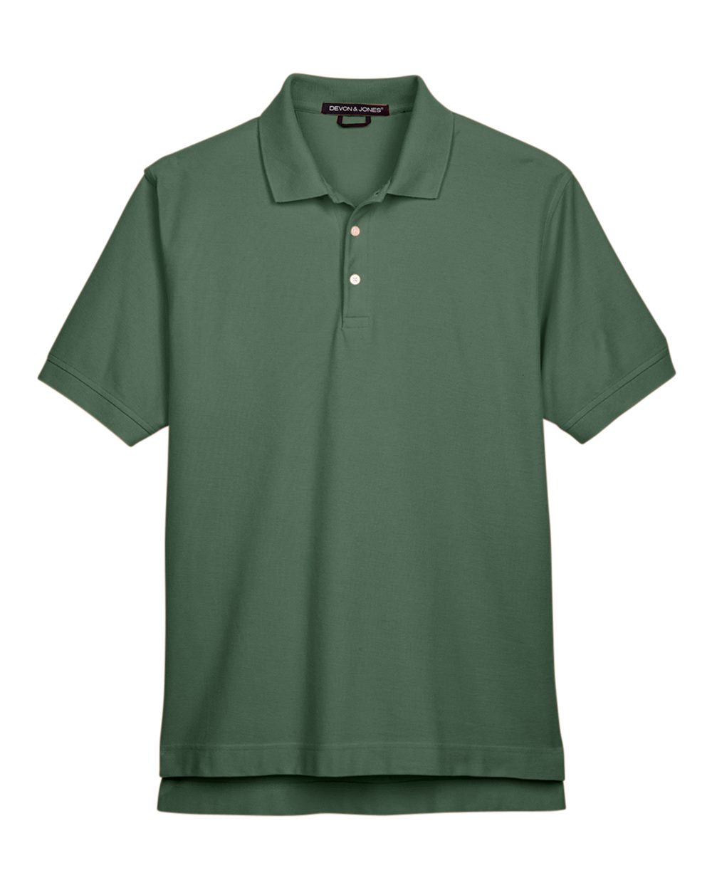 Men's Pima Piqué Polo - Front - B591B2101 - Dill