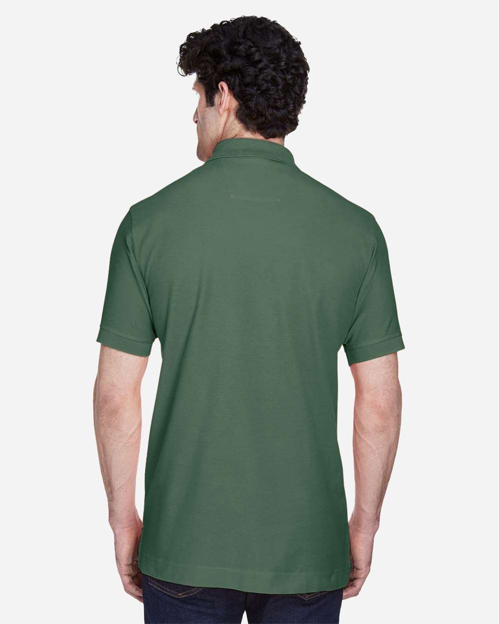 Men's Pima Piqué Polo - OnModelBack - B591B2101 - Dill