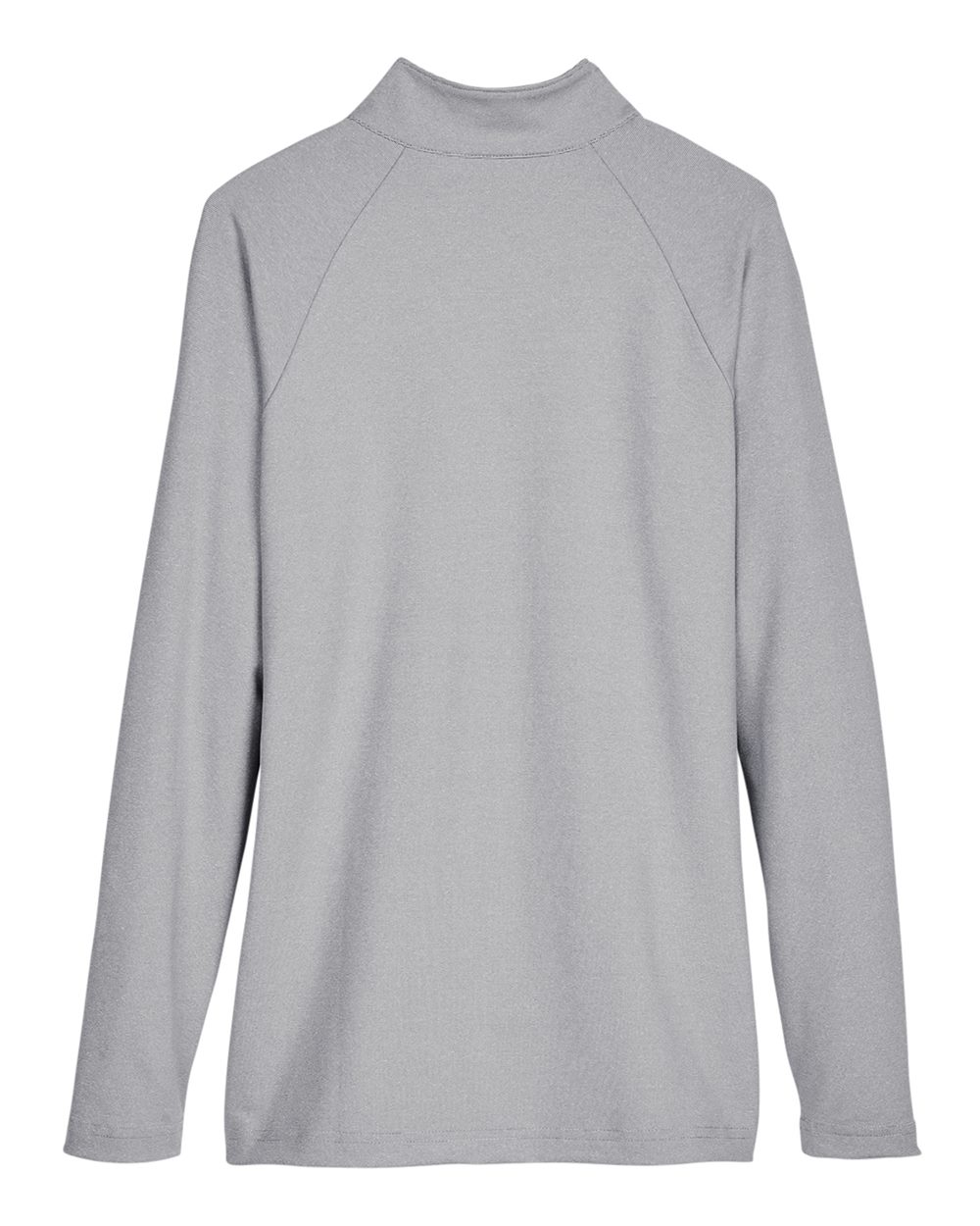 Women's CrownLux Performance® Clubhouse Micro-Stripe Quarter-Zip Pullover - Back - B663B2502 - Black
