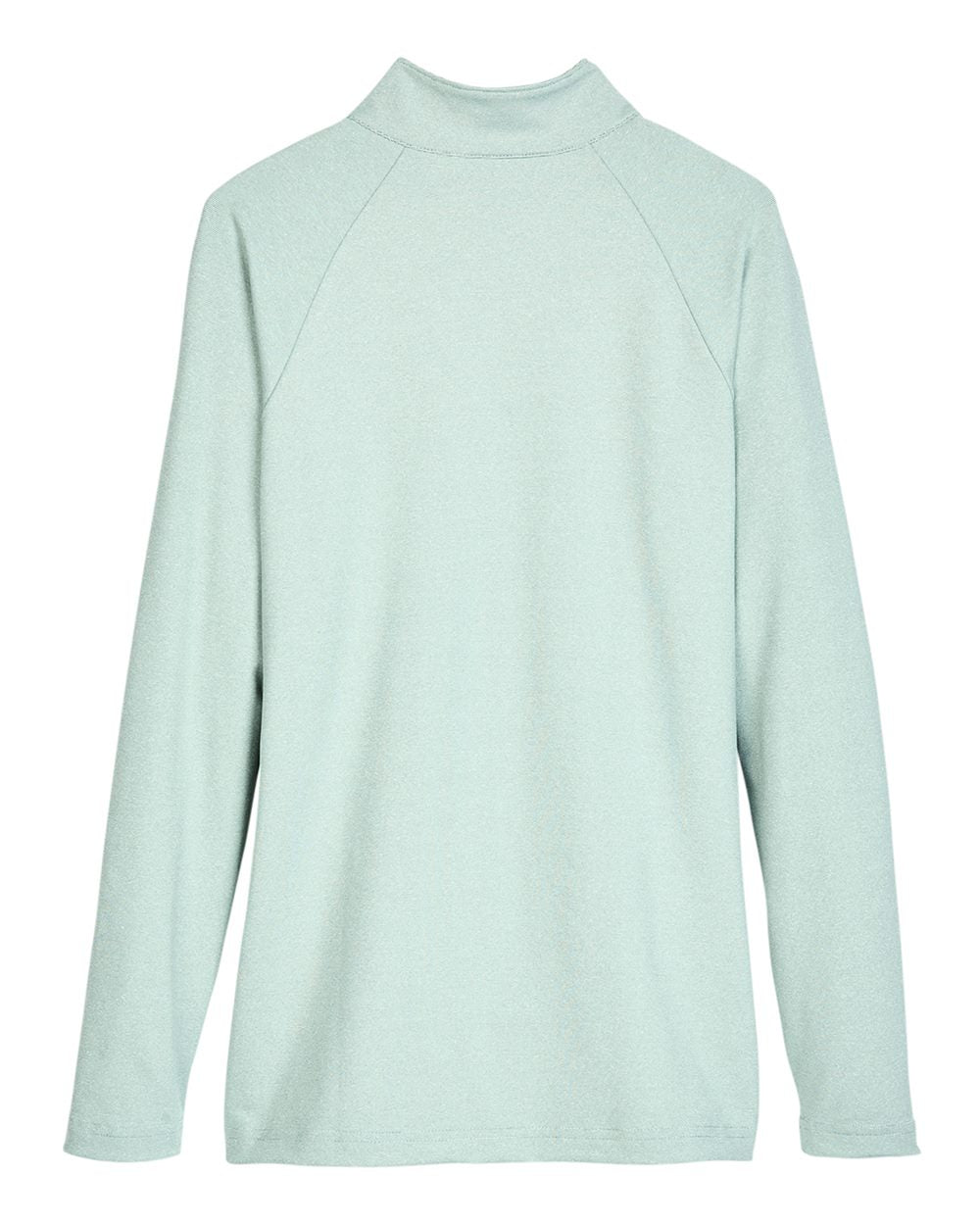 Women's CrownLux Performance® Clubhouse Micro-Stripe Quarter-Zip Pullover - Back - B663B2602 - Kelly Green