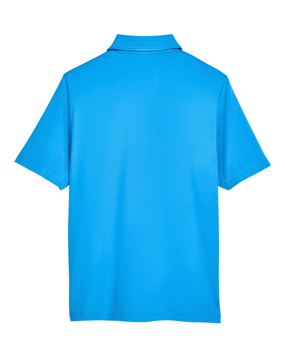 Men's CrownLux Performance® Range Flex Polo - Back - B643B2683 - Ocean Blue