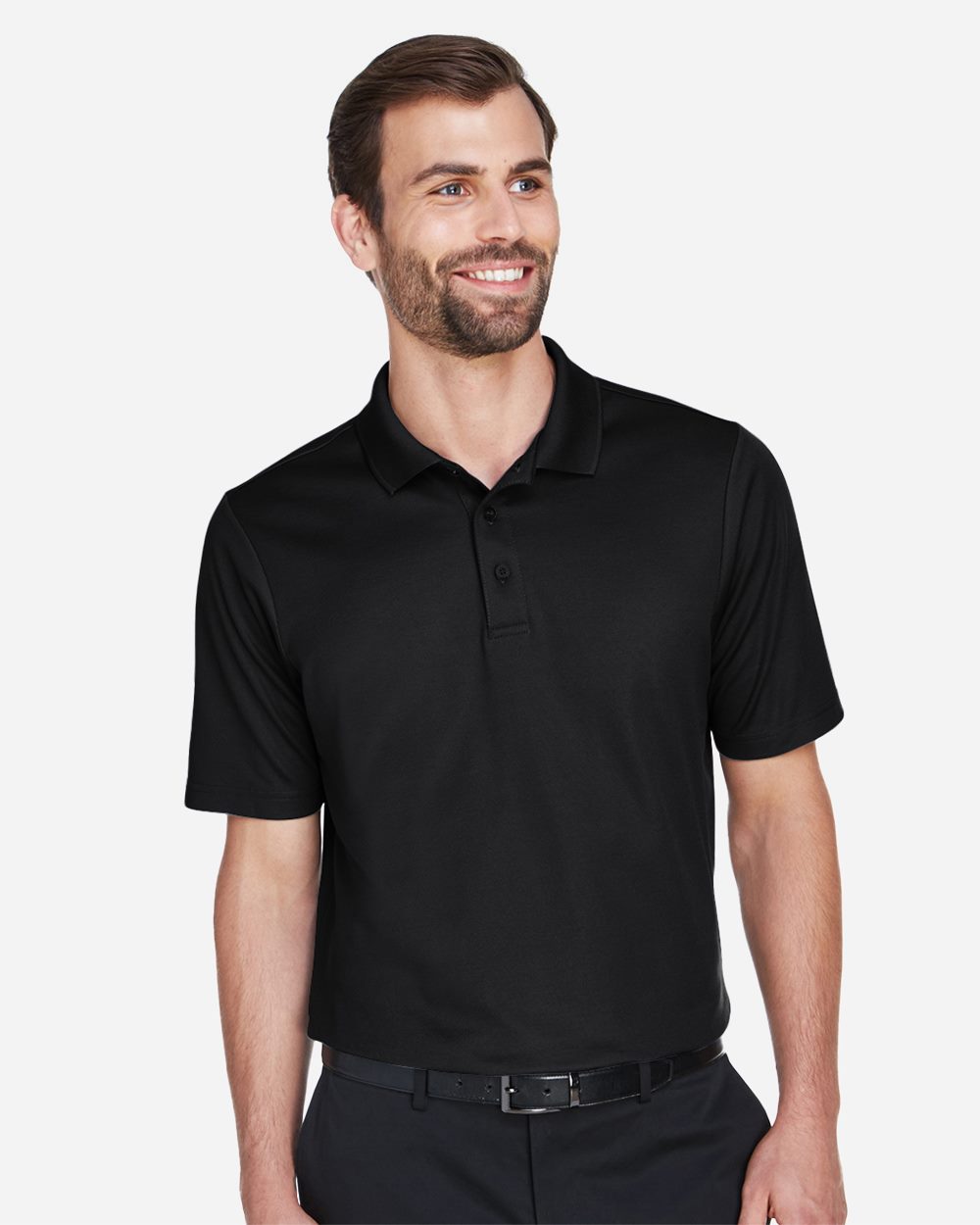 Men's CrownLux Performance® Plaited Polo - styleImage