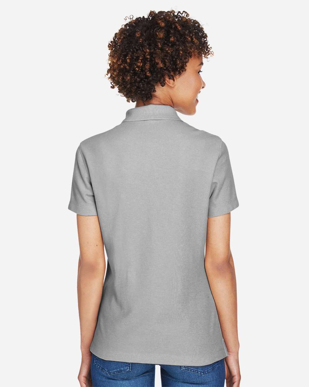 Women's DRYTEC20™ Performance Polo - OnModelBack - B629B2122 - Silver