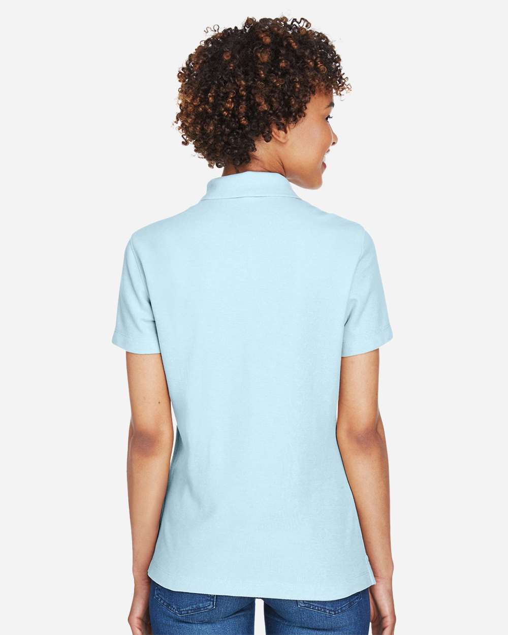Women's DRYTEC20™ Performance Polo - OnModelBack - B629B2252 - Crystal Blue
