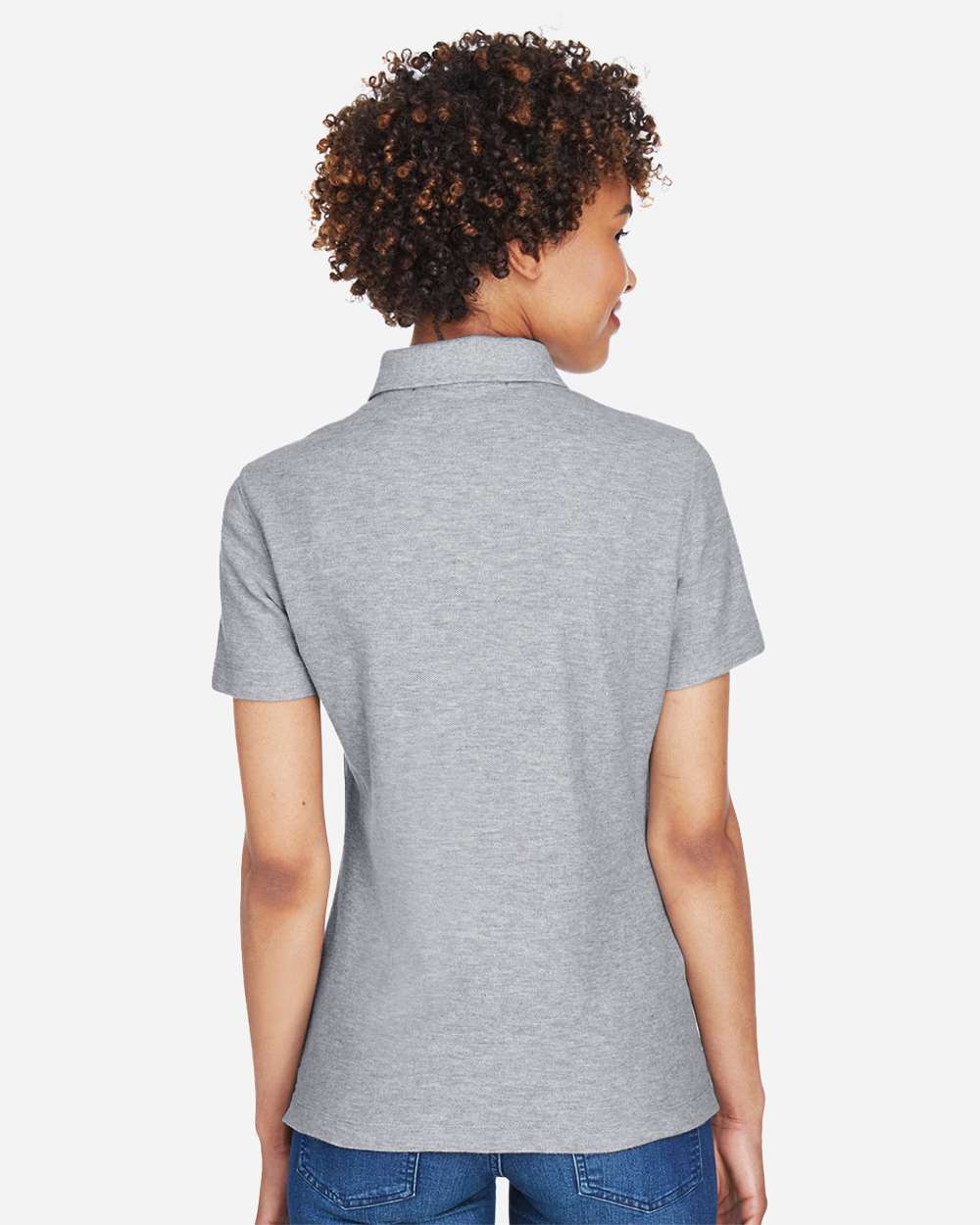 Women's DRYTEC20™ Performance Polo - OnModelBack - B629B2352 - Grey Heather