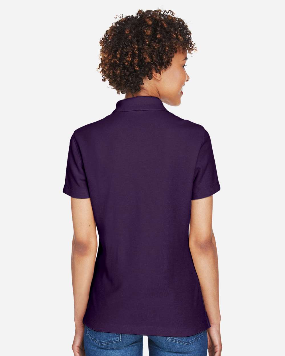 Women's DRYTEC20™ Performance Polo - OnModelBack - B629B2672 - Deep Purple