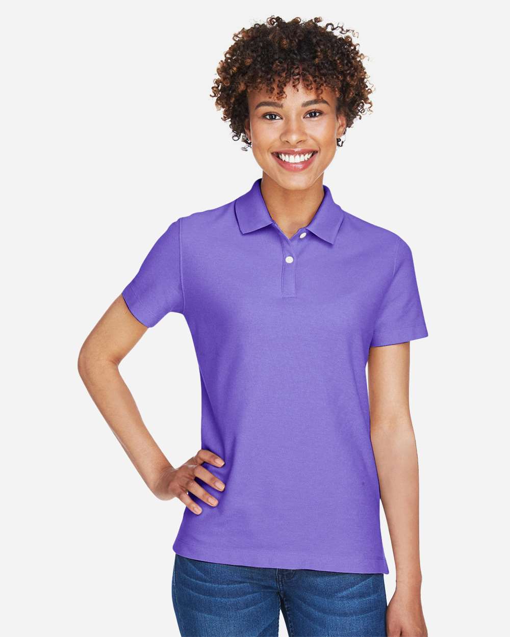 Women's DRYTEC20™ Performance Polo - OnModelFront - B629B2152 - Grape