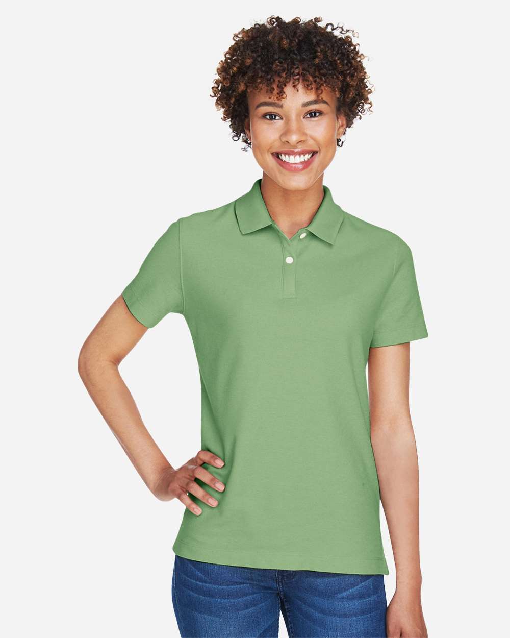 Women's DRYTEC20™ Performance Polo - OnModelFront - B629B2172 - Lime
