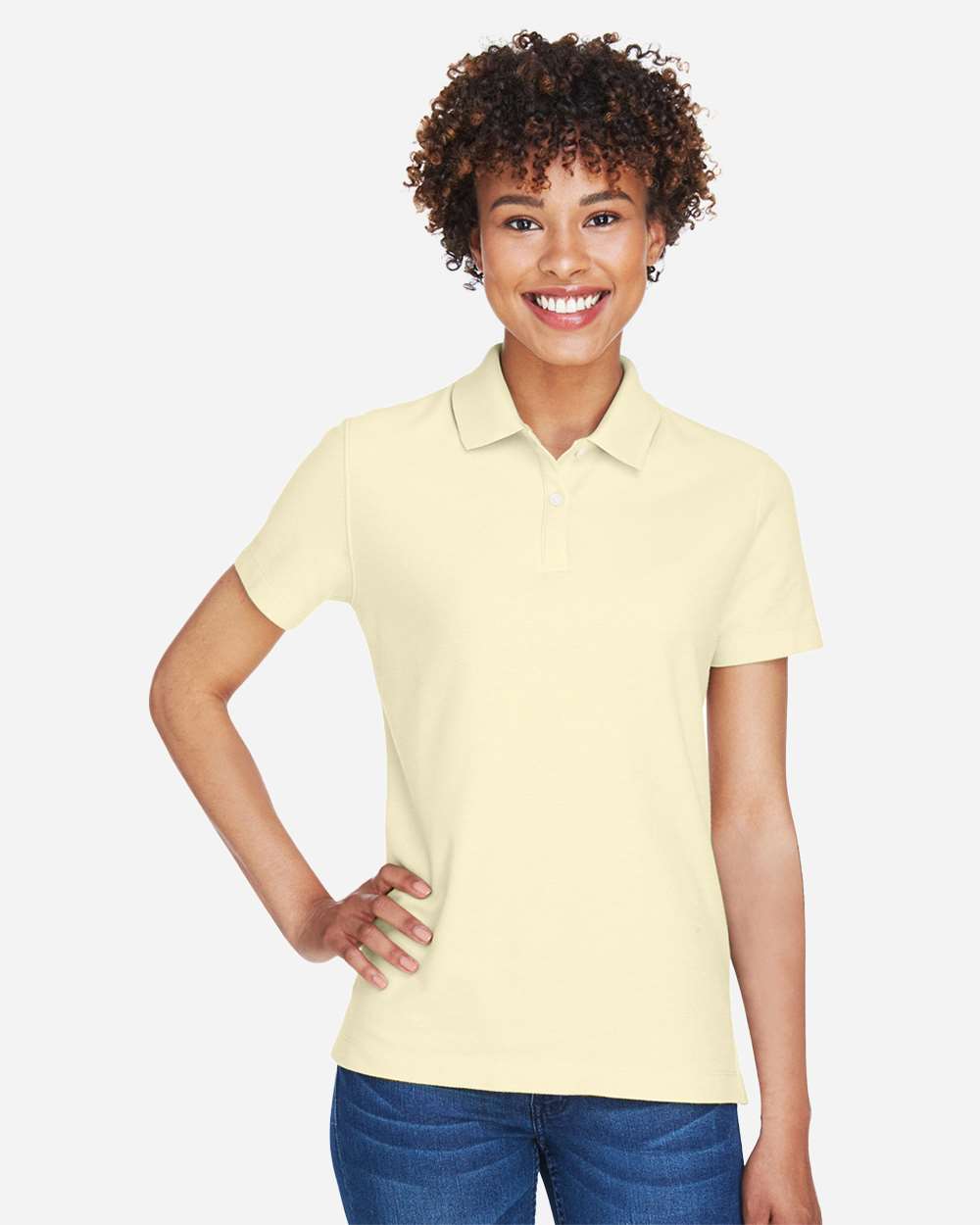 Women's DRYTEC20™ Performance Polo - OnModelFront - B629B2402 - Transparent Yellow