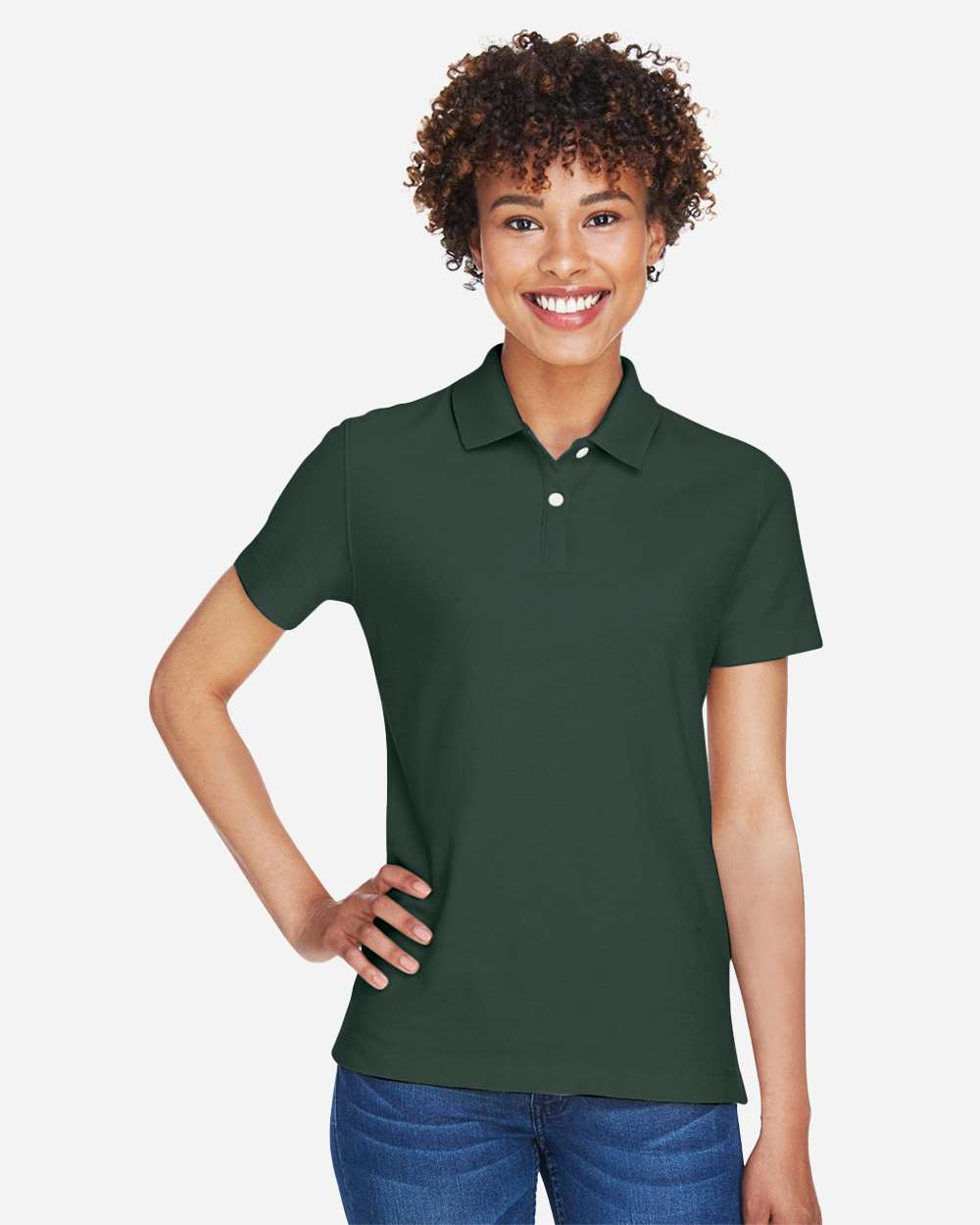 Women's DRYTEC20™ Performance Polo - OnModelFront - B629B2542 - Forest
