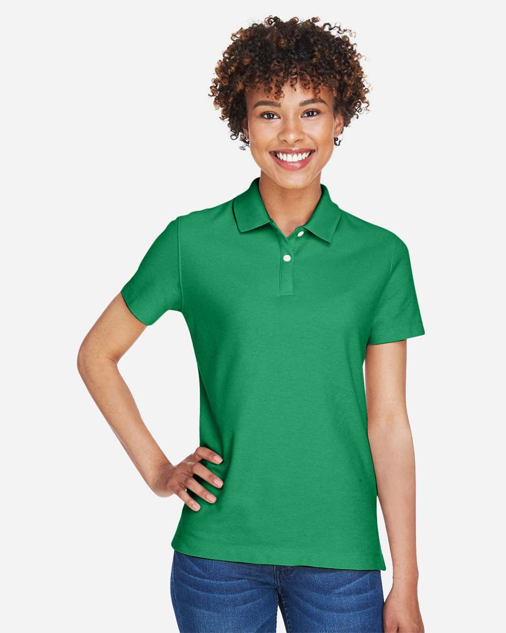 Women's DRYTEC20™ Performance Polo - OnModelFront - B629B2602 - Kelly Green