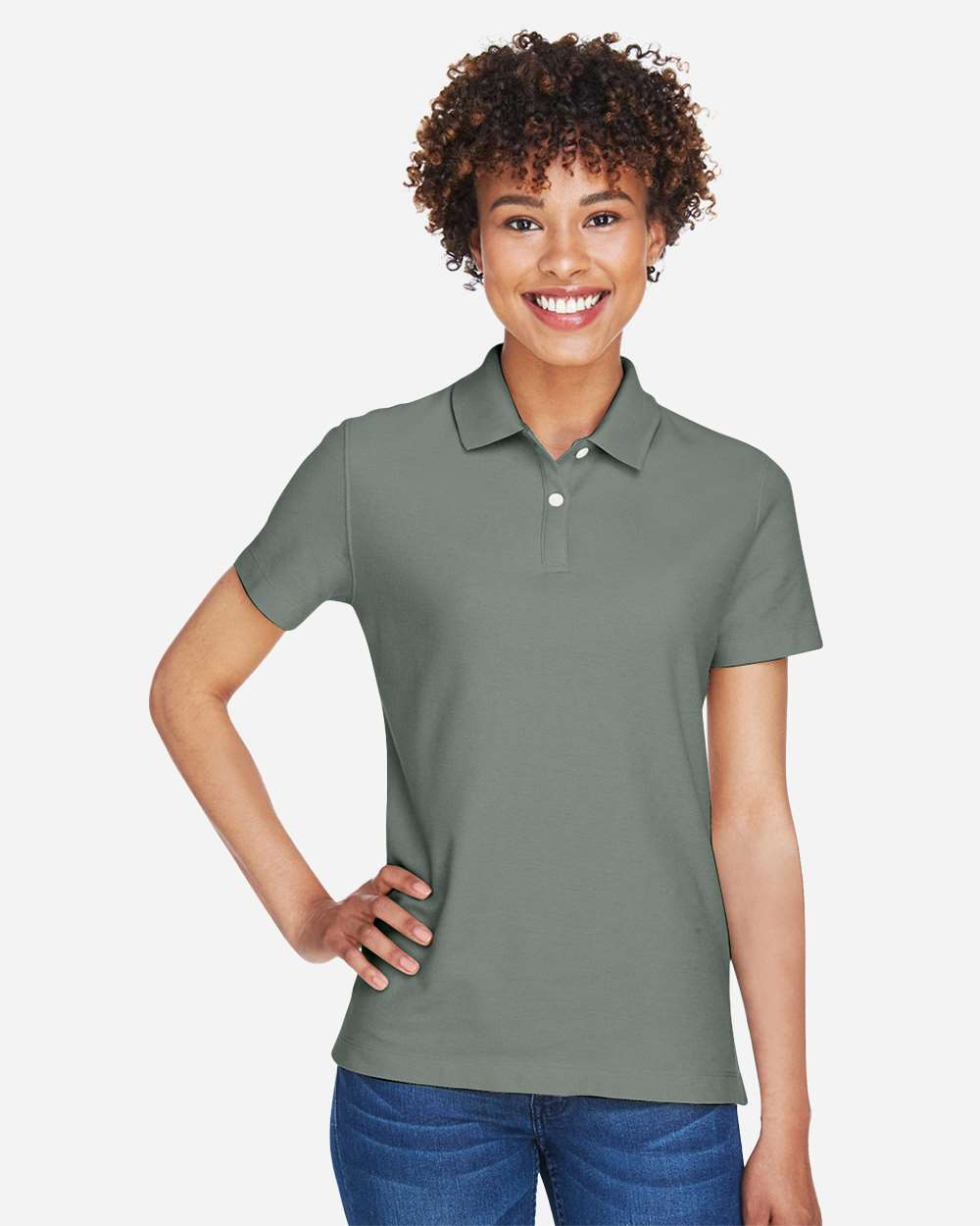 Women's DRYTEC20™ Performance Polo - OnModelFront - B629B2662 - Dill