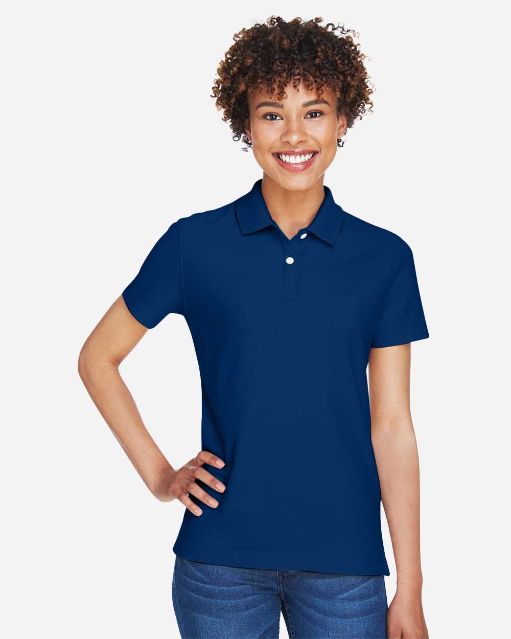 Women's DRYTEC20™ Performance Polo - OnModelFront - B629B2752 - True Royal