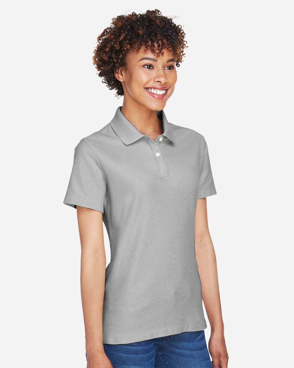 Women's DRYTEC20™ Performance Polo - OnModelSide - B629B2122 - Silver