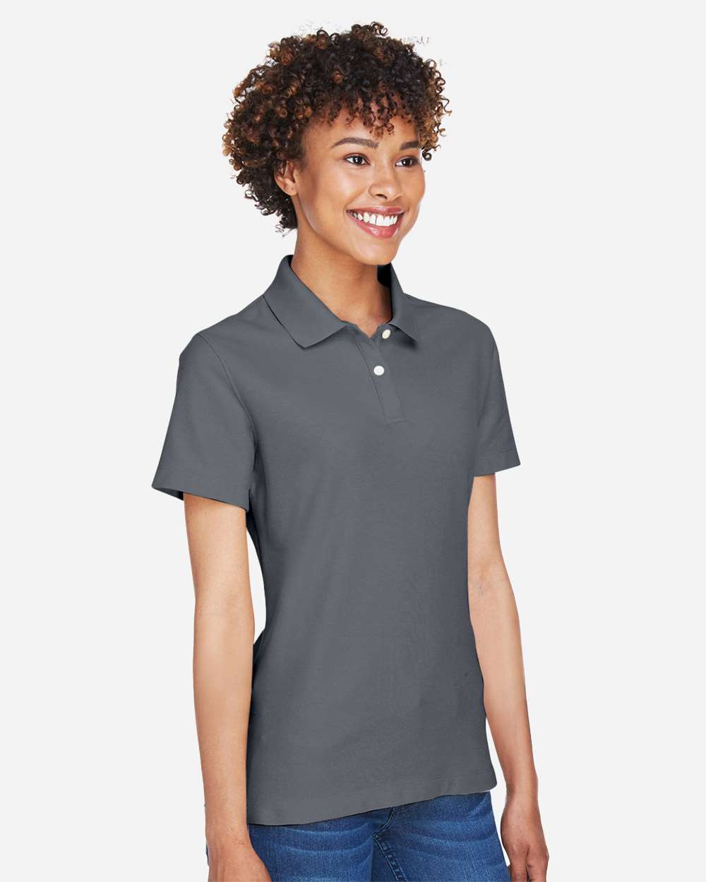 Women's DRYTEC20™ Performance Polo - OnModelSide - B629B2132 - Graphite