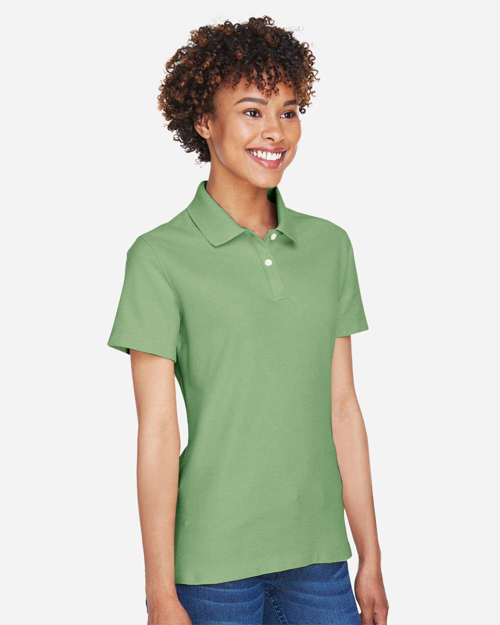 Women's DRYTEC20™ Performance Polo - OnModelSide - B629B2172 - Lime