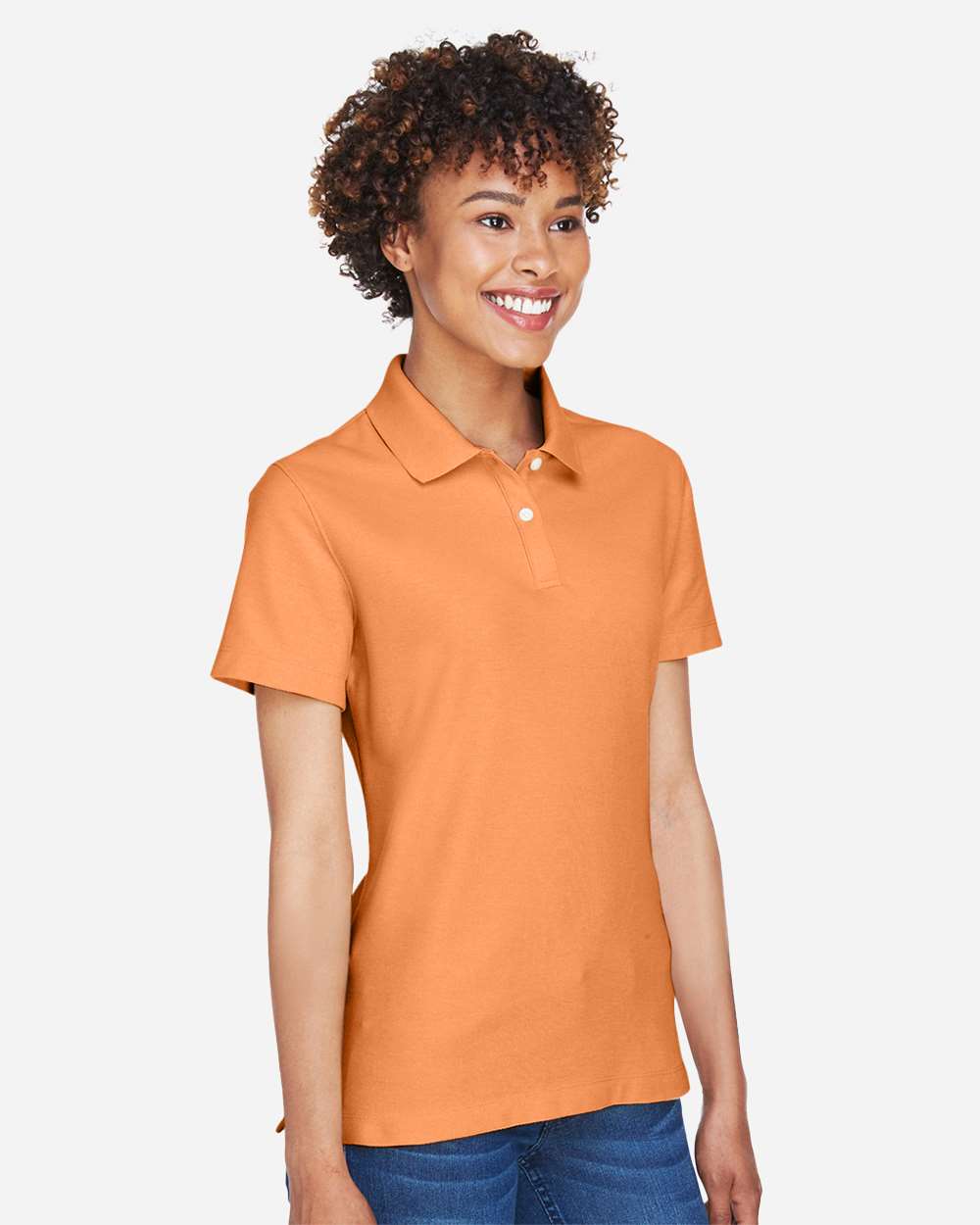 Women's DRYTEC20™ Performance Polo - OnModelSide - B629B2332 - Cantaloupe