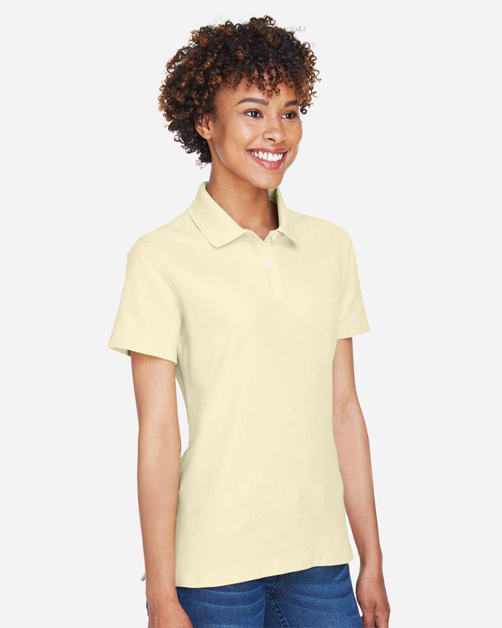 Women's DRYTEC20™ Performance Polo - OnModelSide - B629B2402 - Transparent Yellow