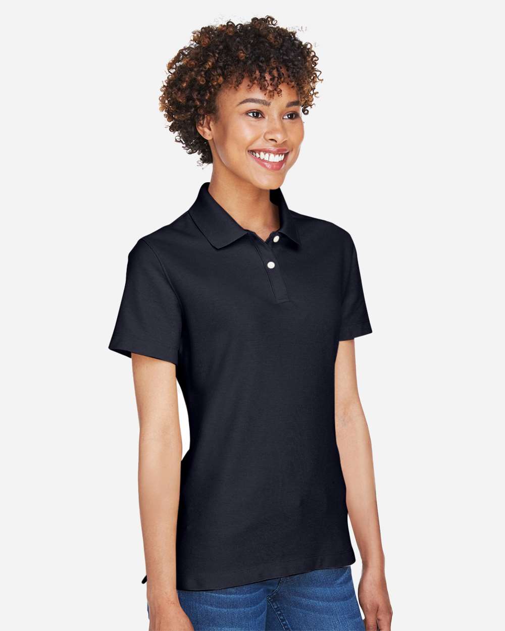 Women's DRYTEC20™ Performance Polo - OnModelSide - B629B2652 - Navy