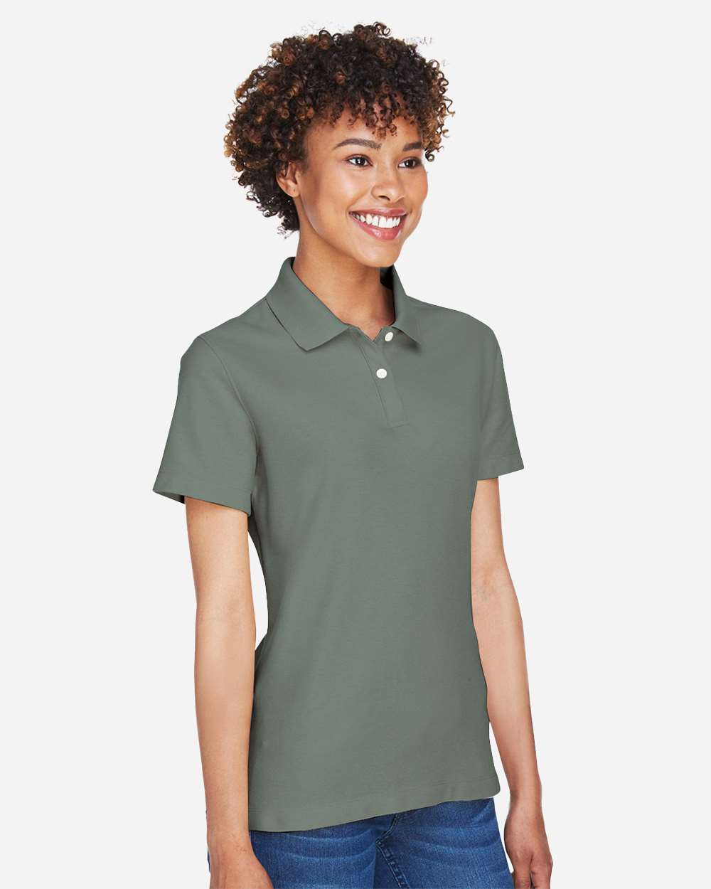 Women's DRYTEC20™ Performance Polo - OnModelSide - B629B2662 - Dill