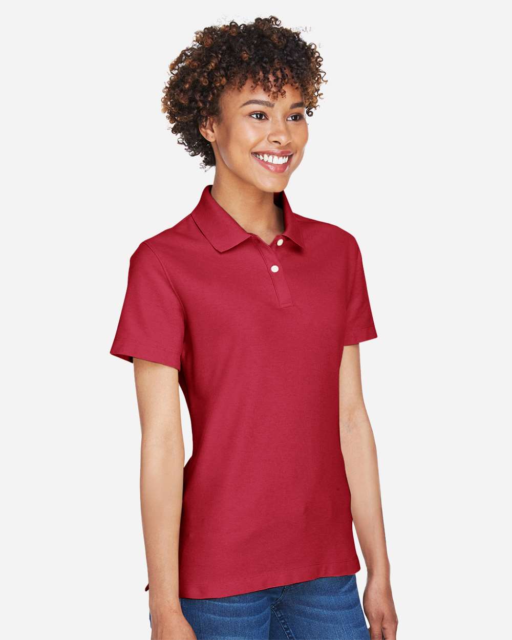 Women's DRYTEC20™ Performance Polo - OnModelSide - B629B2702 - Red