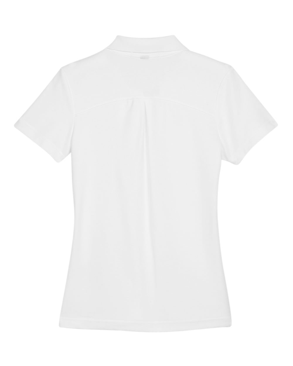 Women's CrownLux Performance® Plaited Polo - Back - B640B2002 - White