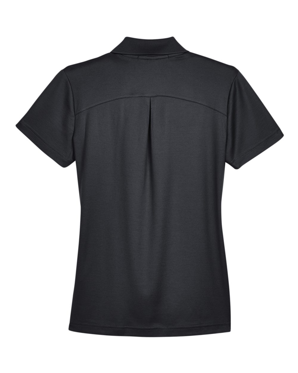 Women's CrownLux Performance® Plaited Polo - Back - B640B2502 - Black