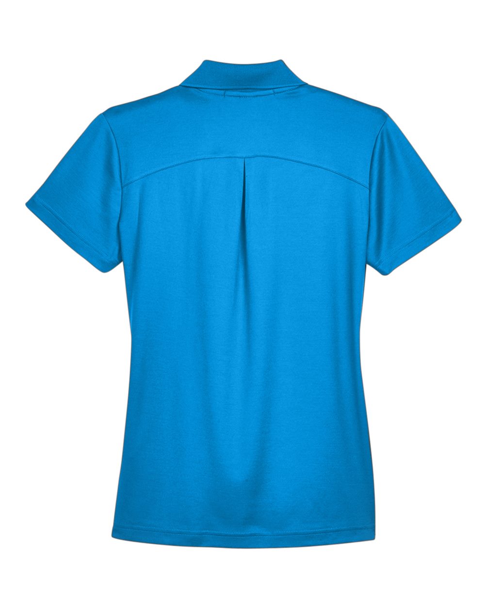 Women's CrownLux Performance® Plaited Polo - Back - B640B2682 - Ocean Blue