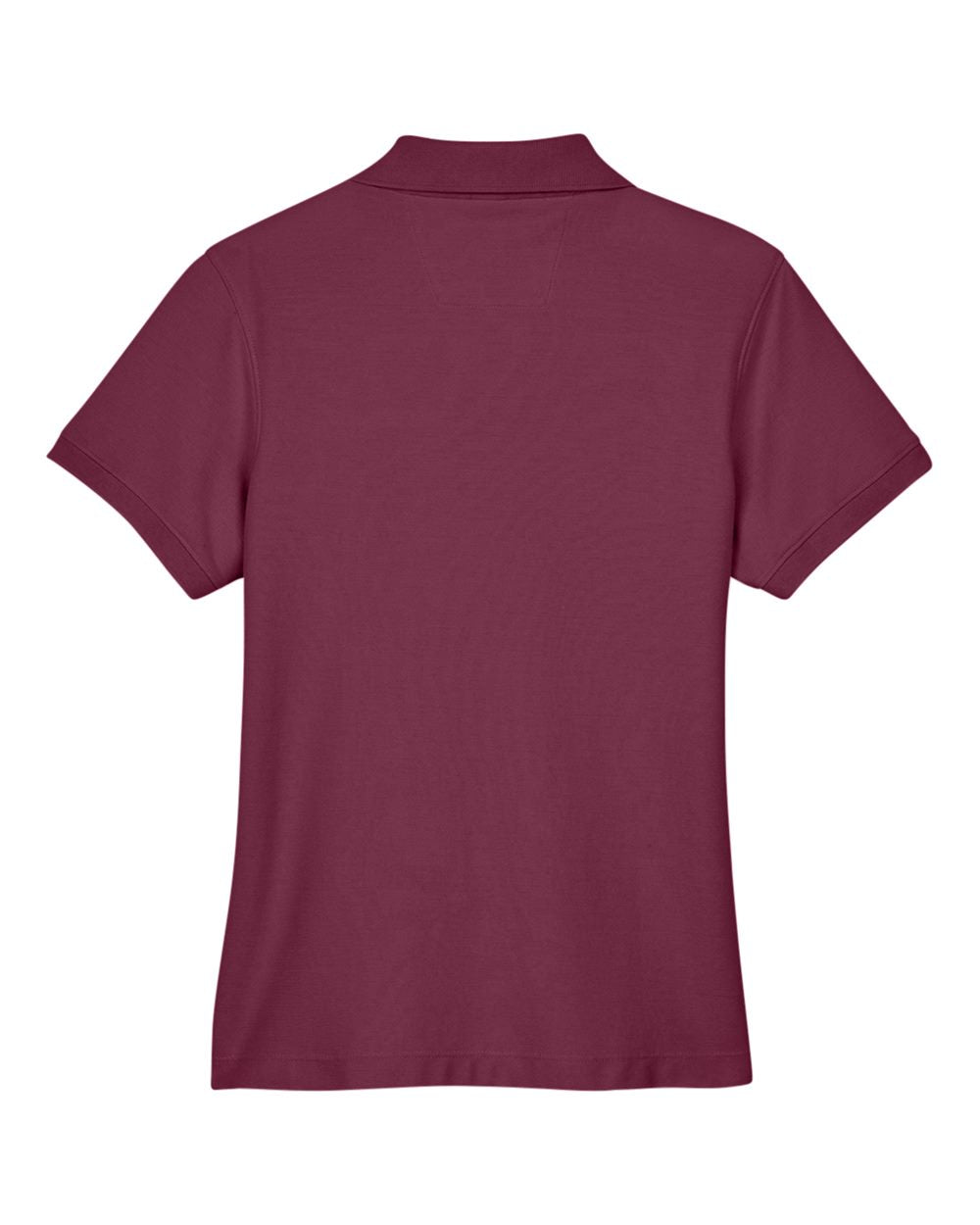 Women's Pima Piqué Polo - Back - B592B2322 - Burgundy