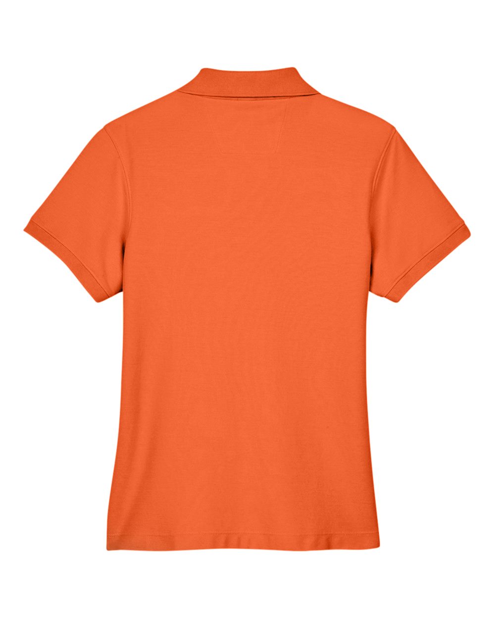 Women's Pima Piqué Polo - Back - B592B2662 - Deep Orange