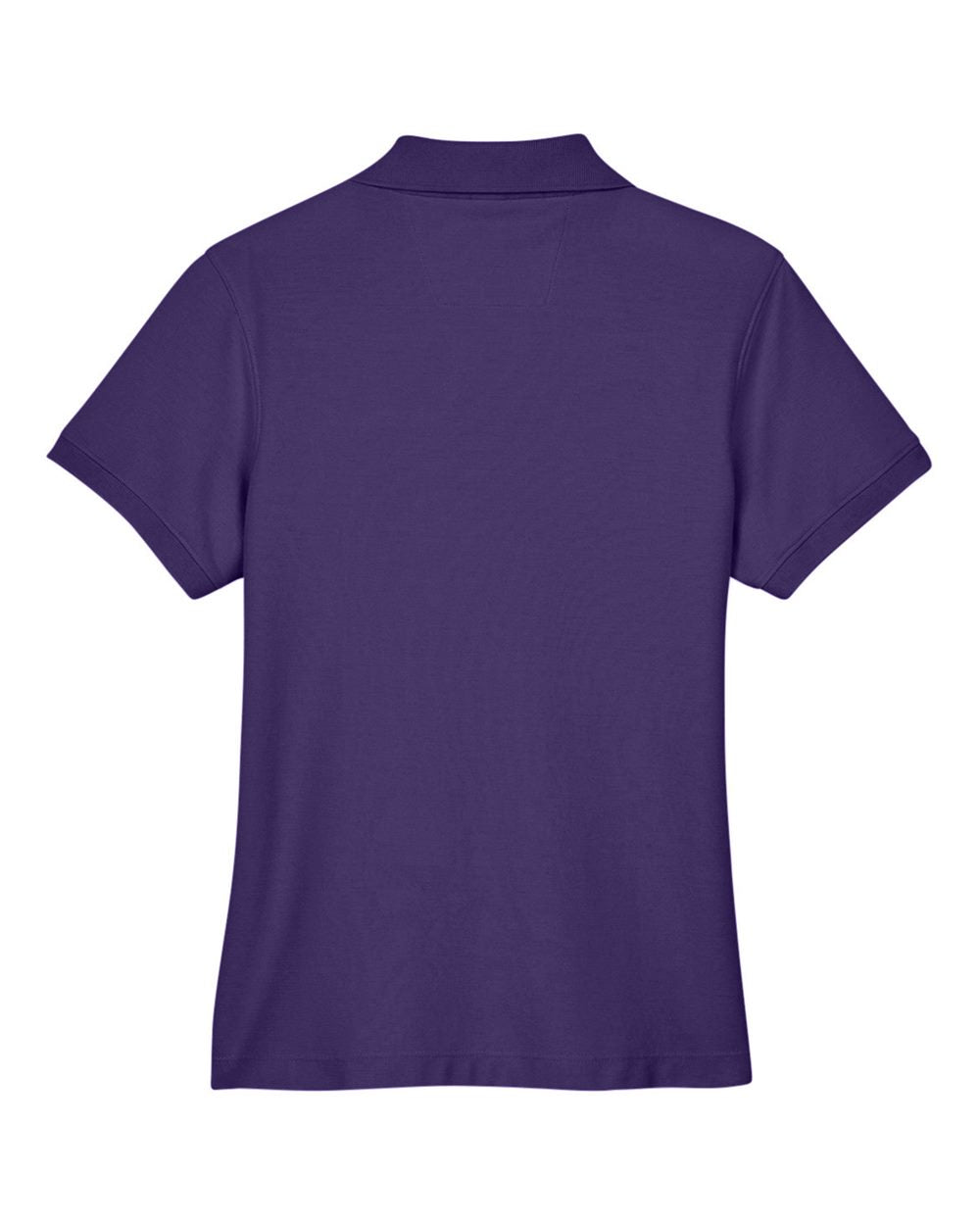 Women's Pima Piqué Polo - Back - B592B2672 - Deep Purple